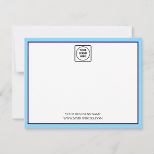 Carte de correspondance personnalisable avec logo