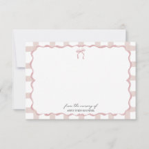 Carte de correspondance personnalisée avec bordure