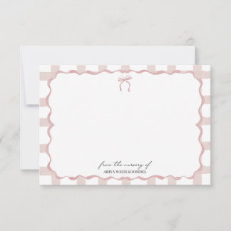 Carte de correspondance personnalisée avec bordure