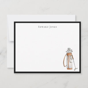Carte de correspondance personnalisée Golf