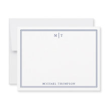 Carte de correspondance personnalisée minimaliste