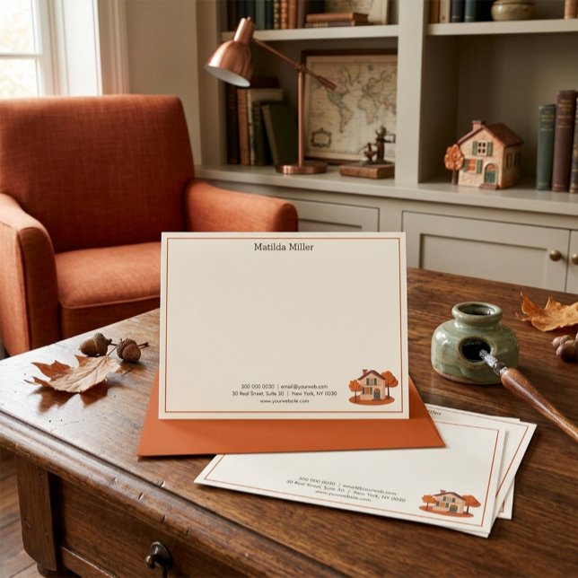 Carte de correspondance personnalisée pour maison  (Créateur téléchargé)