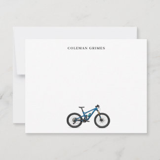 Carte de correspondance personnalisée pour vélo de
