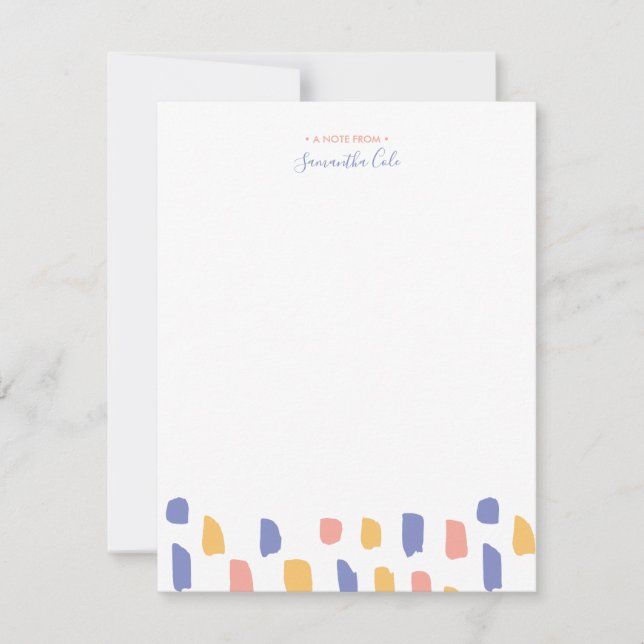 Carte de correspondance personnalisée simple et co (Devant)