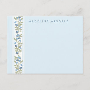 Carte de correspondance personnelle féminine