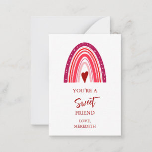 Carte De Correspondance Petit Tu es un Ami Gentil Saint-Valentin