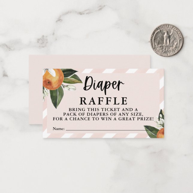 Carte De Correspondance Petite Cutie Clémentine Fille Déchets Raffle (Devant/Arrière en situation)