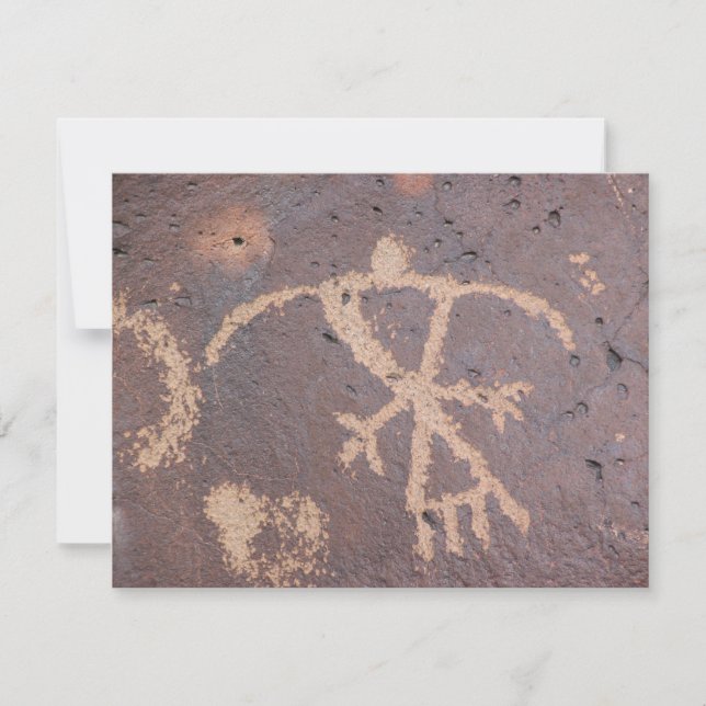 Carte De Correspondance Pétroglyphe du canyon de Rinconada (Devant)