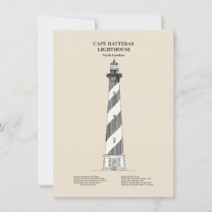 Carte De Correspondance Phare de Cape Hatteras - Caroline du Nord - SBD