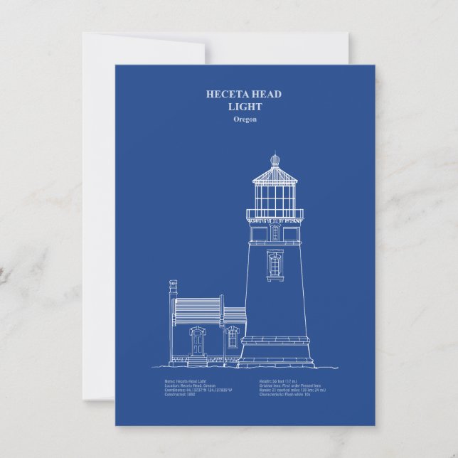Carte De Correspondance Phare de Heceta Head - Oregon - AD (Devant)