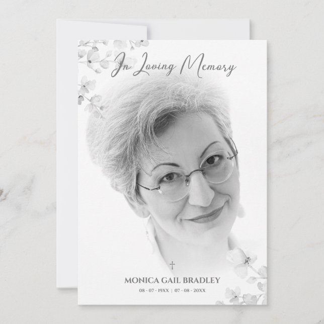 Carte De Correspondance Photographie noir et blanc Service du souvenir Che (Devant)