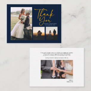 Carte De Correspondance Photos de Mariage à lettres à la main du budget Me