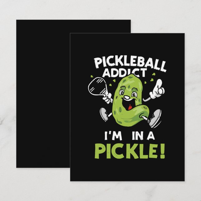 Carte De Correspondance Pickleball-drole (Devant / Derrière)