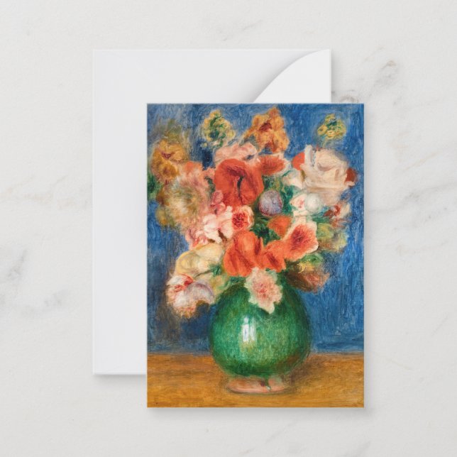 Carte De Correspondance Pierre-Auguste Renoir - Bouquet (Devant)