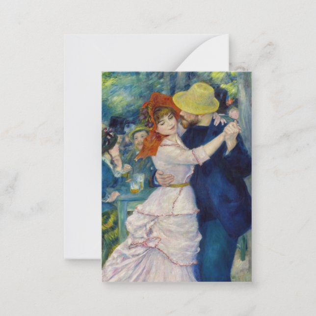 Carte De Correspondance Pierre-Auguste Renoir - Danse à Bougival (Devant)