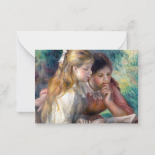 Carte De Correspondance Pierre-Auguste Renoir - La Lecture
