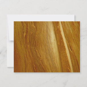 Carte De Correspondance Pine Wood II Faux Texture en bois