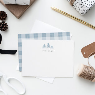 Carte De Correspondance Pins Croquis Papeterie de vacances personnalisée