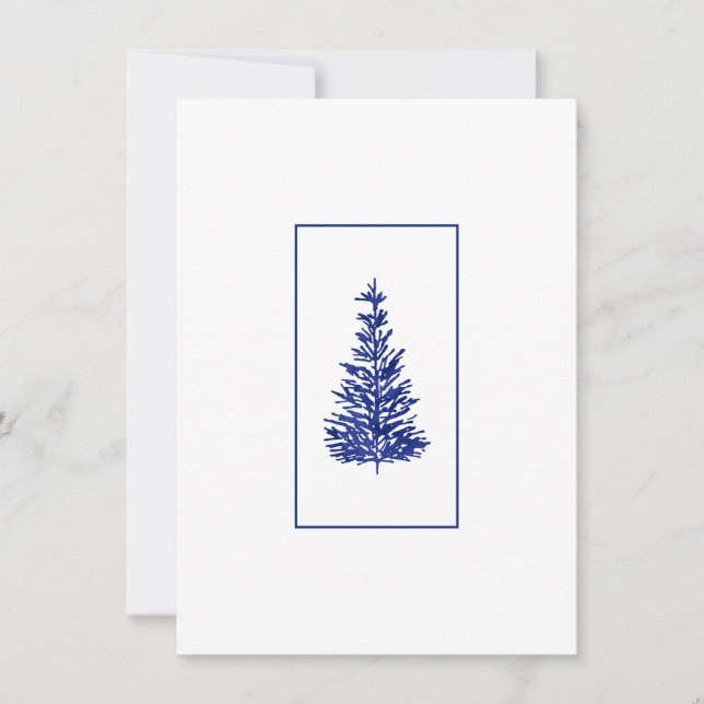 Carte De Correspondance Pins d'Indigo  (Devant)