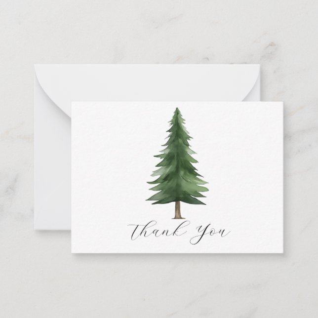 Carte De Correspondance Pins Merci (Devant)