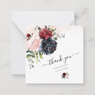Carte De Correspondance PixDezines Aquarelle Fleurs Broussailleuses Bourgo
