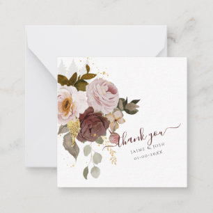 Carte De Correspondance PixDezines Fleurs d'automne Rustiques Boho