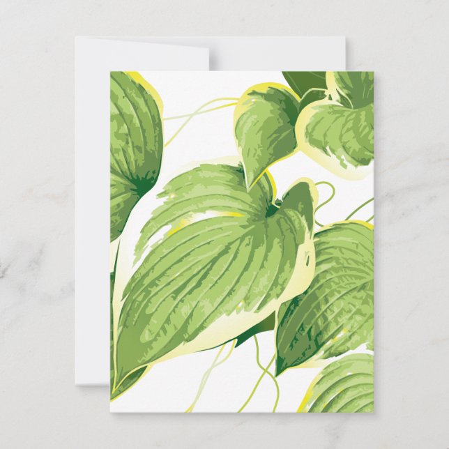 Carte De Correspondance Plante de ficus 2 (Devant)