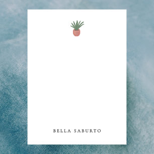 Carte De Correspondance Plante en pot personnelle