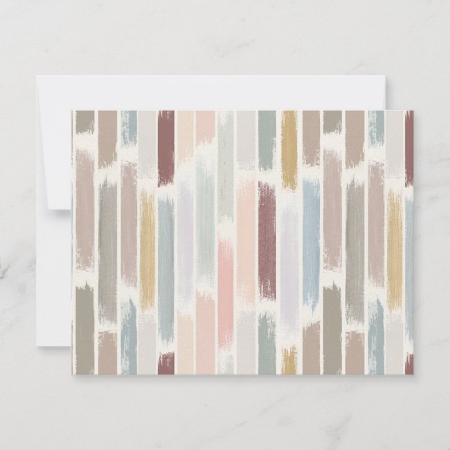 Carte De Correspondance Pluie de couleurs (Devant)