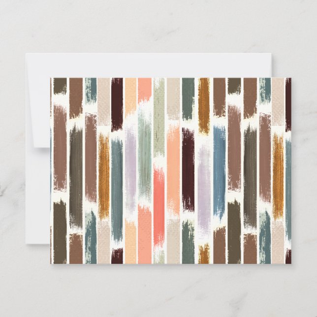 Carte De Correspondance Pluie de couleurs 2 (Devant)