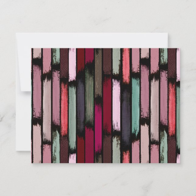 Carte De Correspondance Pluie de couleurs 3 (Devant)
