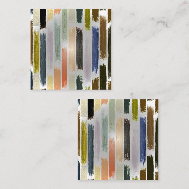 Carte De Correspondance Pluie de couleurs 5 (Devant / Derrière)