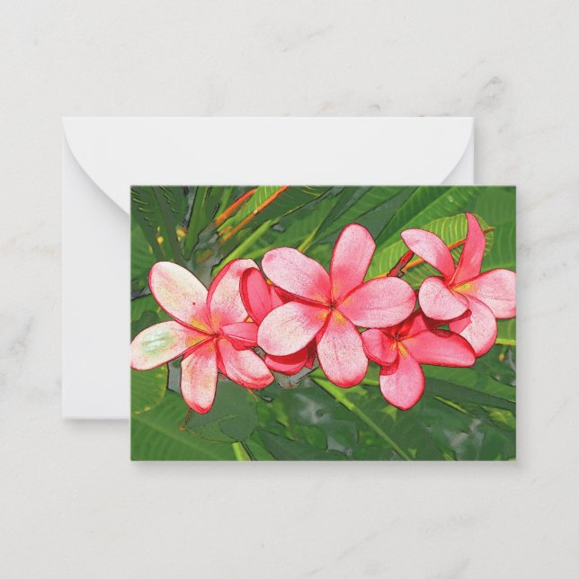 Carte De Correspondance Plumeria (Devant)