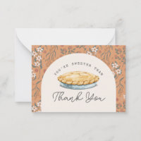 Plus sucré que la tarte Orange Baby Shower Merci