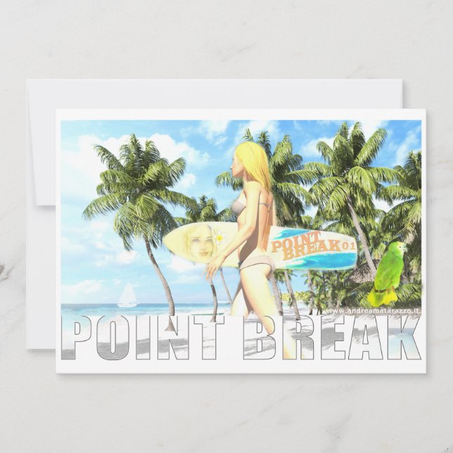 Carte De Correspondance Point Break 01 (Devant)