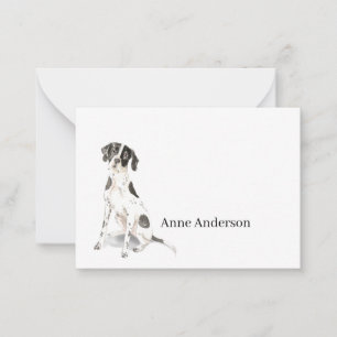 Carte De Correspondance Pointeur Anglais