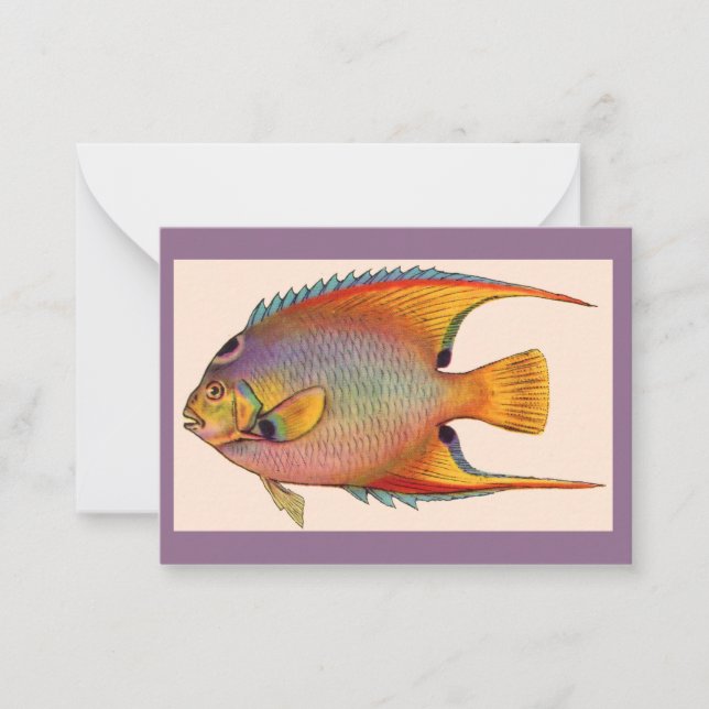 Carte De Correspondance poisson-ange (Devant)