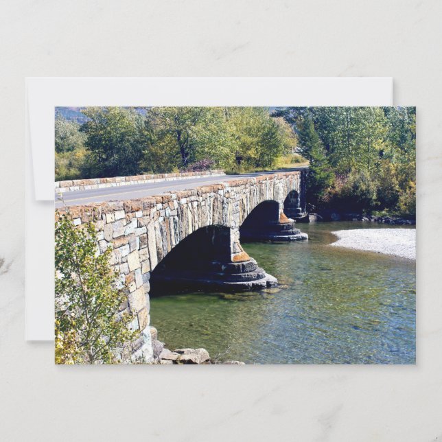 Carte De Correspondance Pont du ruisseau Divide (Devant)