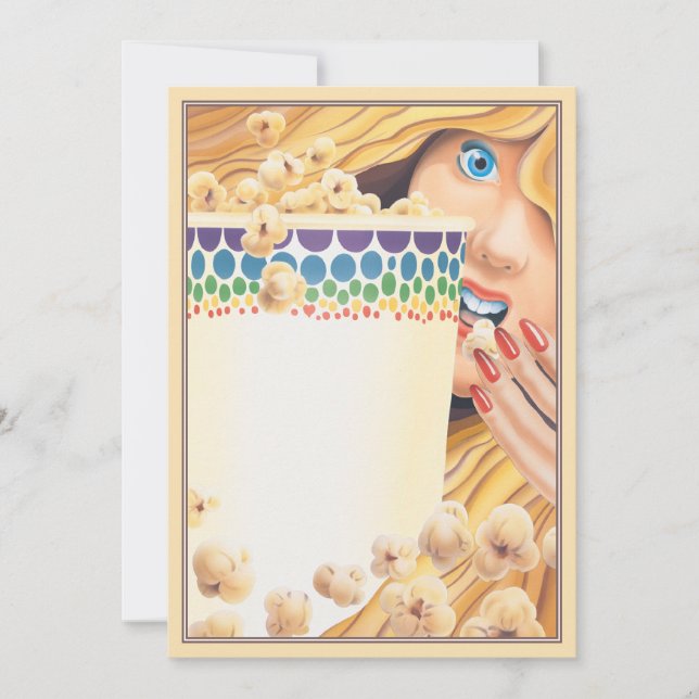 Carte De Correspondance Popcorn © (Devant)