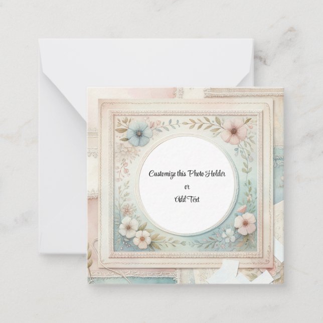 Carte De Correspondance Porteur d'image personnalisé (Devant)