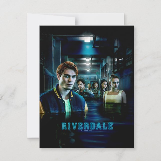 Carte De Correspondance Poster de l'allée inondable de Riverdale (Devant)