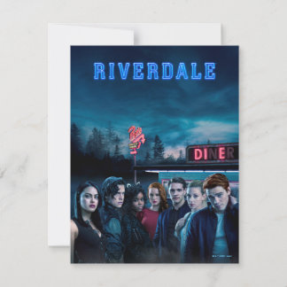 Carte De Correspondance Poster de Riverdale Outside Pop's Diner