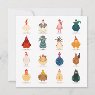 Carte De Correspondance Poulet mou