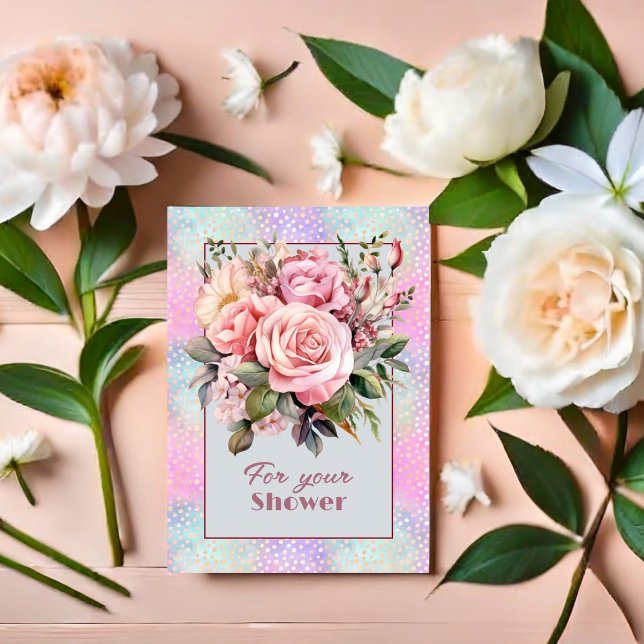 Carte De Correspondance Pour votre douche (Créateur téléchargé)