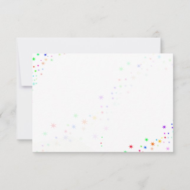 Carte De Correspondance Poussière de Fée Vide (Devant)