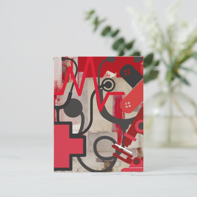 Carte De Correspondance Profession Médicale (Debout devant)