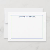Professionnel Simple Marine Bleu Personnalisé