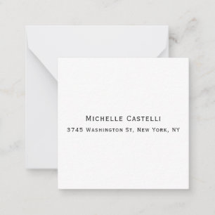 Carte De Correspondance Professionnel Unique Classique Simple