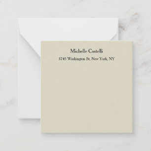 Carte De Correspondance Professionnel Unique Classique Simple