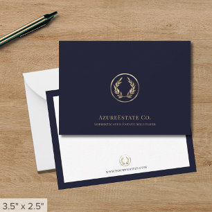 Carte de correspondance professionnelle avec logo 